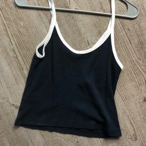 BRANDY MELVILLE NAVY CROP TOP